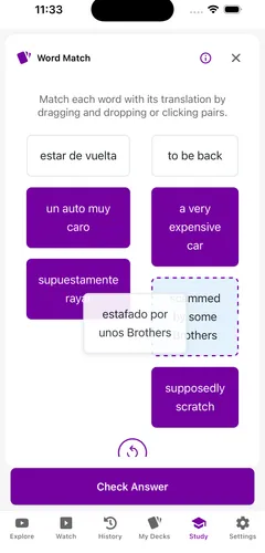 Review with interactive exercises
